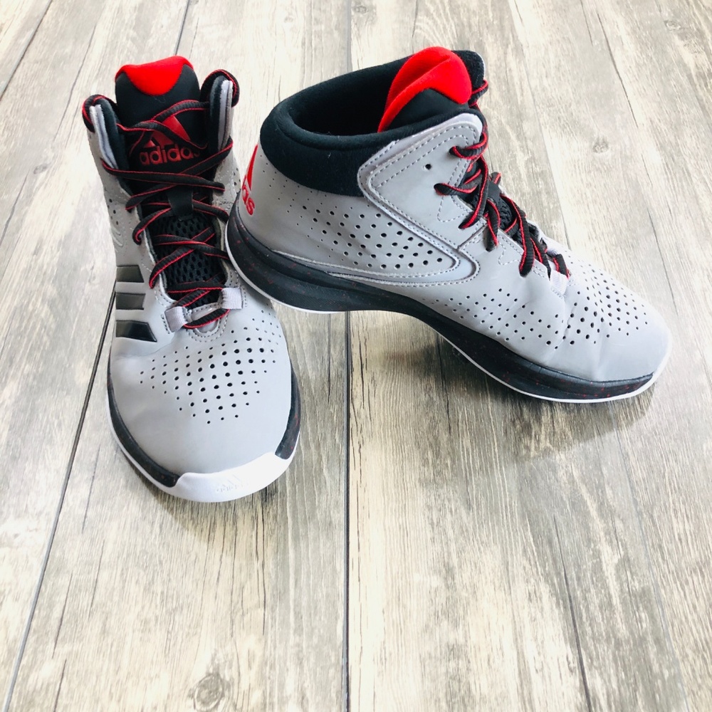 Adidas | Kid's Cross Em Up Basketball Shoes - Picture 2 of 8